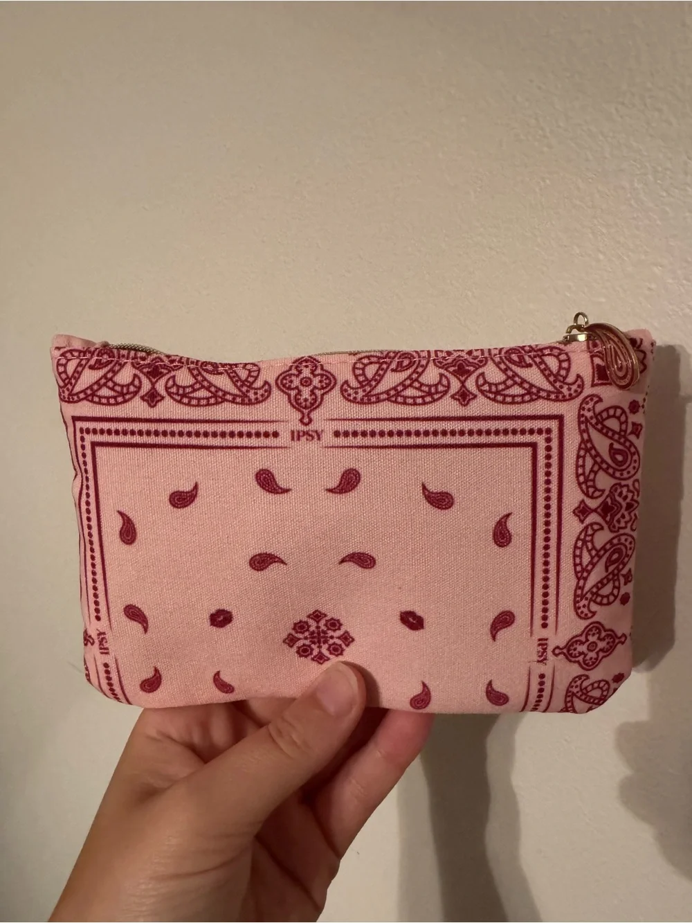 NEW Ipsy Blush Bandana Makeup Bag